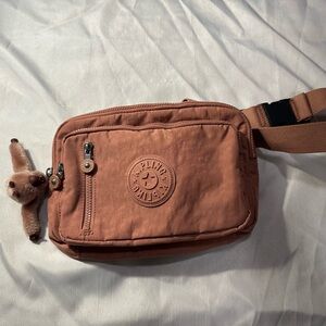 Kipling Mauve Pink Crossbody Bag (waist bag and sling bag)
